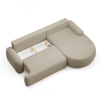Runder Ecksofa CLEO mit Schlaffunktion