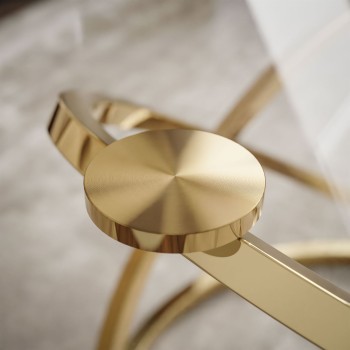 Couchtisch  BELLE mit Glasplatte