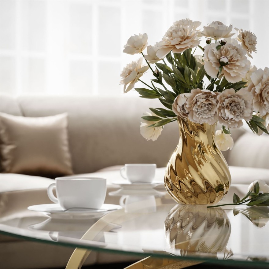 Couchtisch  BELLE mit Glasplatte