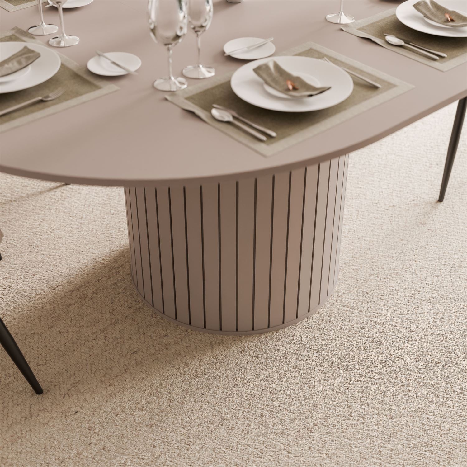 Ausziehbarer Tisch ELODIE 120–160 cm