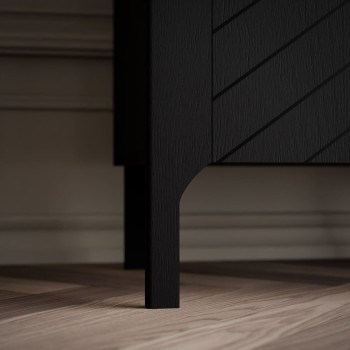 Zweitürige Glasvitrine LUMI