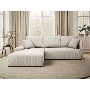 Ecksofa LAVIO L mit Schlaffunktion und Bettzeugkasten