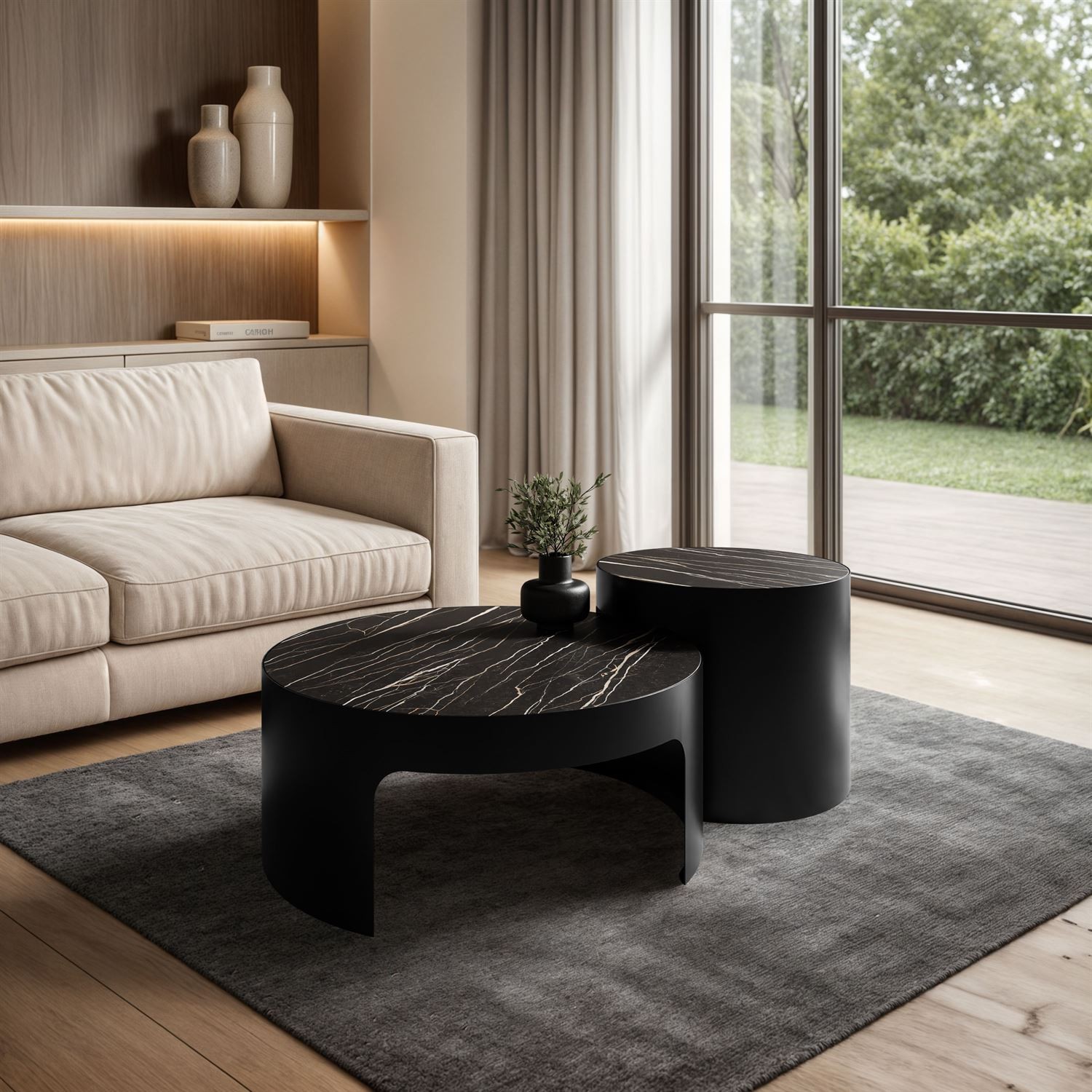Couchtisch GAYA mit Marmorplatte