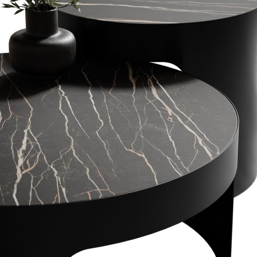 Couchtisch GAYA mit Marmorplatte