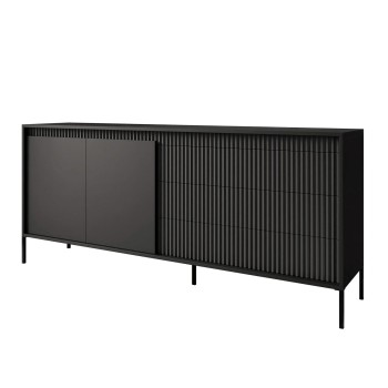 Zweitürige Kommode YASUMI 187 2D3S mit Schubladen