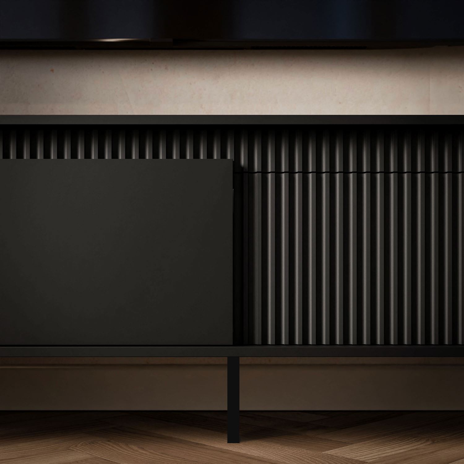 Zweitüriger TV-Schrank YASUMI 187 cm