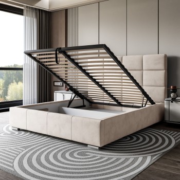 Doppelbett SARA mit hohem Kopfteil 140/160/180x200