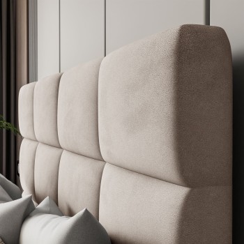 Doppelbett SARA mit hohem Kopfteil 140/160/180x200