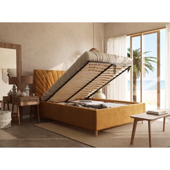 Kontinentales Bett SOLL mit Behälter