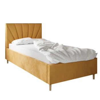 Gepolstertes Einzelbett AINA MINI 90/120x200 cm