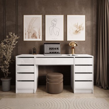 Schreibtisch MADA DOUBLE mit Schubladen