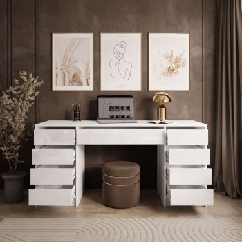 Schreibtisch MADA DOUBLE mit Schubladen