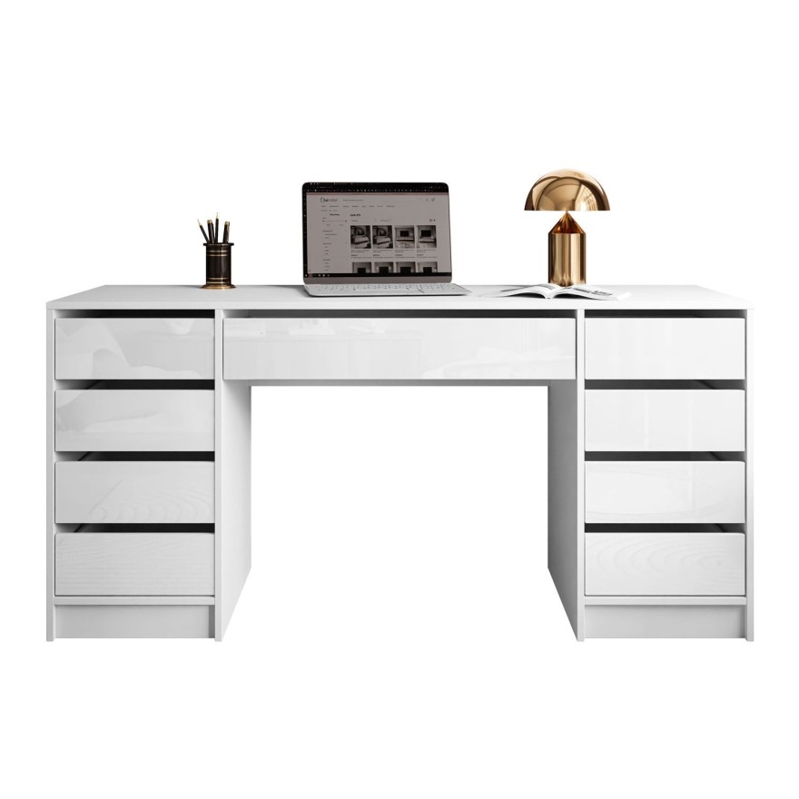 Schreibtisch MADA DOUBLE mit Schubladen