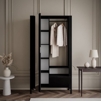 Garderobe LUMI mit Spiegel