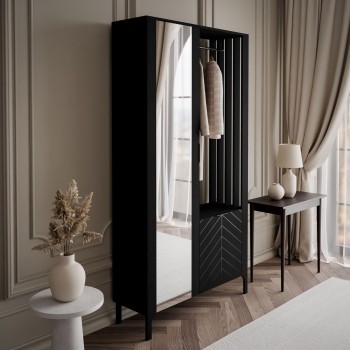 Garderobe LUMI mit Spiegel