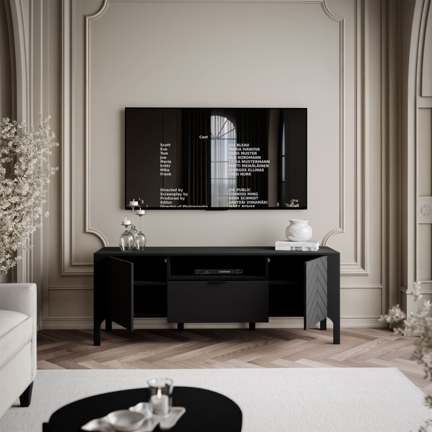 RTV-Schrank LUMI mit Schublade 160 cm