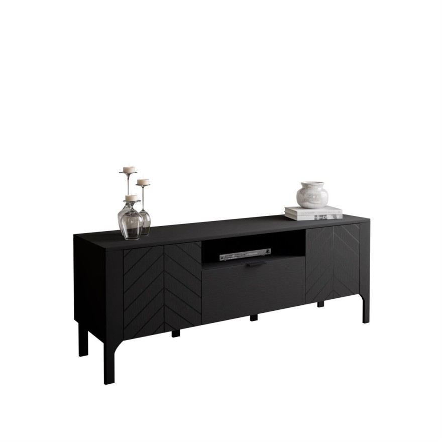 RTV-Schrank LUMI mit Schublade 160 cm