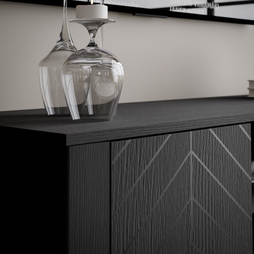 RTV-Schrank LUMI 135 cm