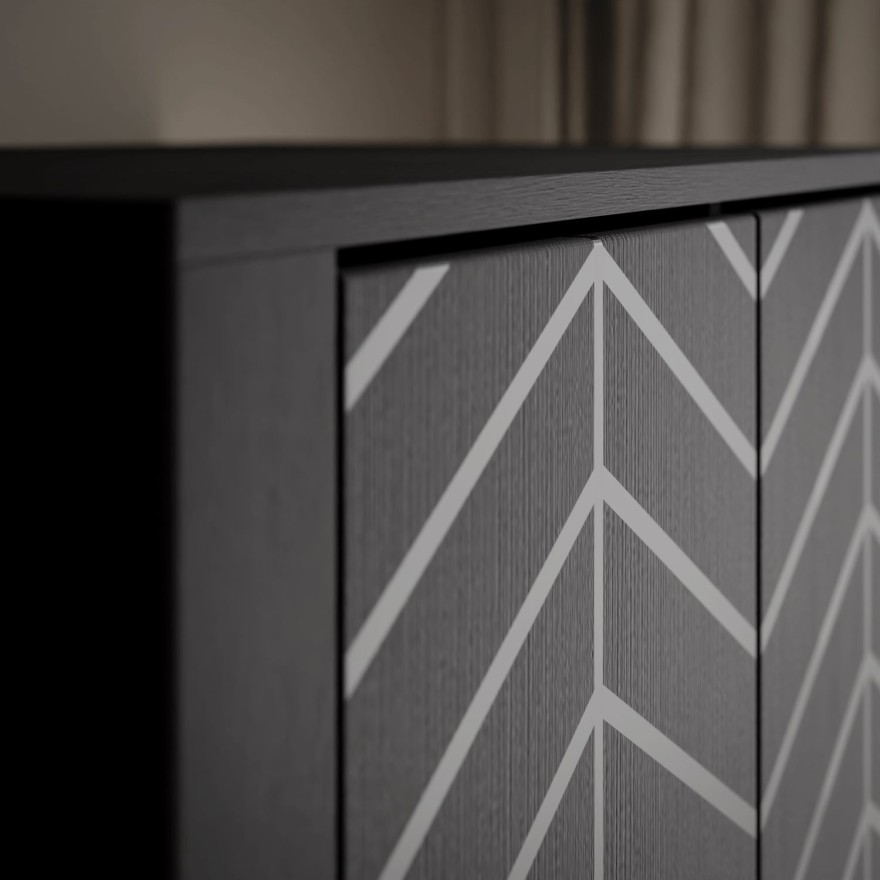 Zweitüriger Kleiderschrank LUMI 90 cm