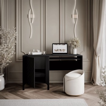 Schreibtisch LUMI mit Ablage unter der Tischplatte