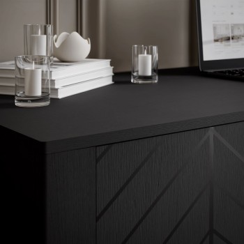 Schreibtisch LUMI mit Ablage unter der Tischplatte