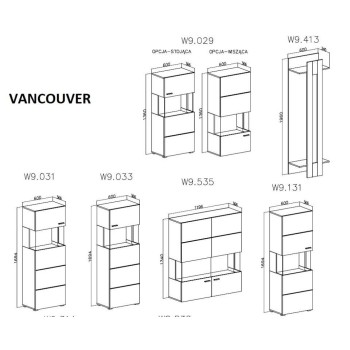 Kommode VANCOUVER W9.832 Kommode VANCOUVER W9.832