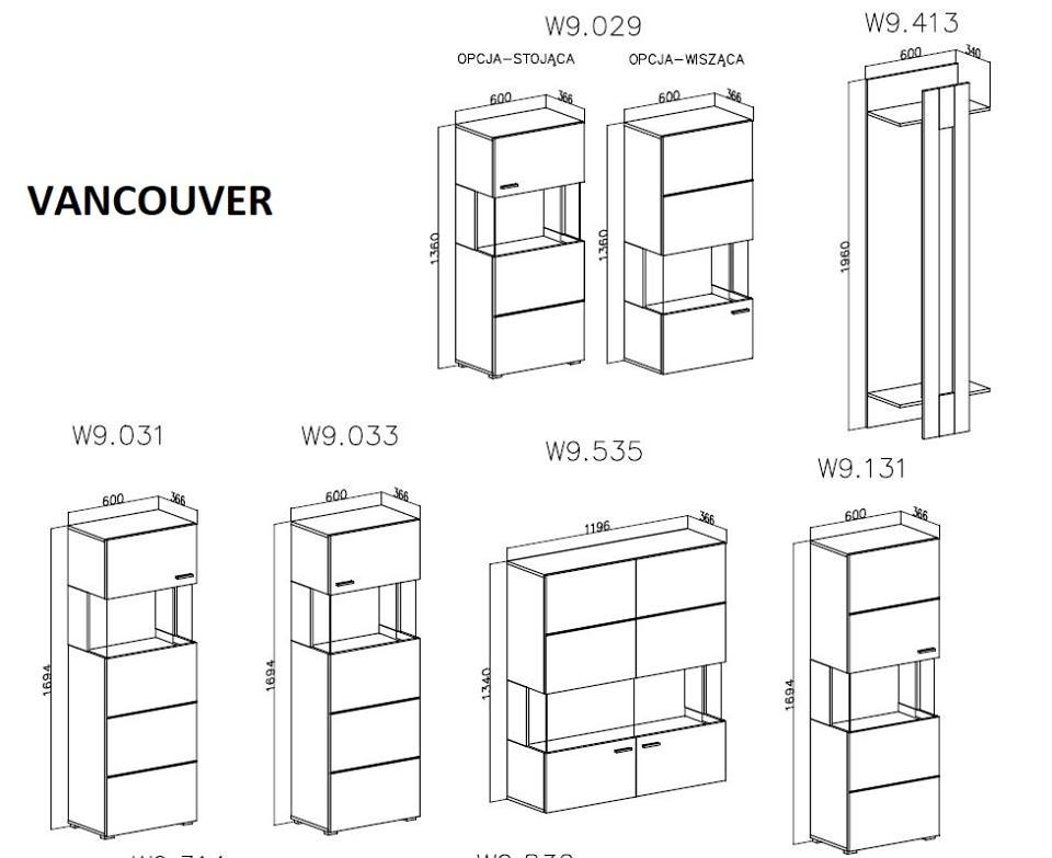 Kommode VANCOUVER W9.832 Kommode VANCOUVER W9.832