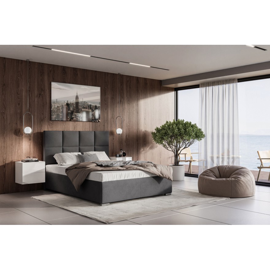 Boxspringbett MONA mit Lattenrost und Behälter