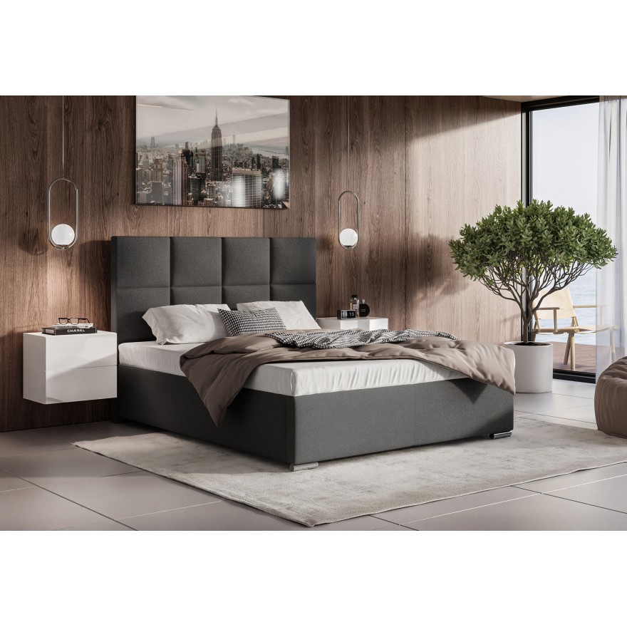 Boxspringbett MONA mit Lattenrost und Behälter