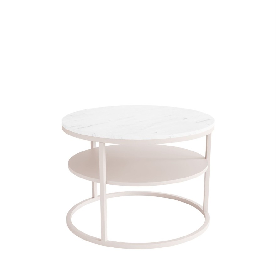 CIRI Couchtisch MAT Kaschmir mit Ablage