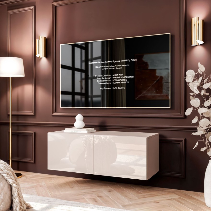 TV-Schrank COLGANTE 100 Kaschmir Hochglanz