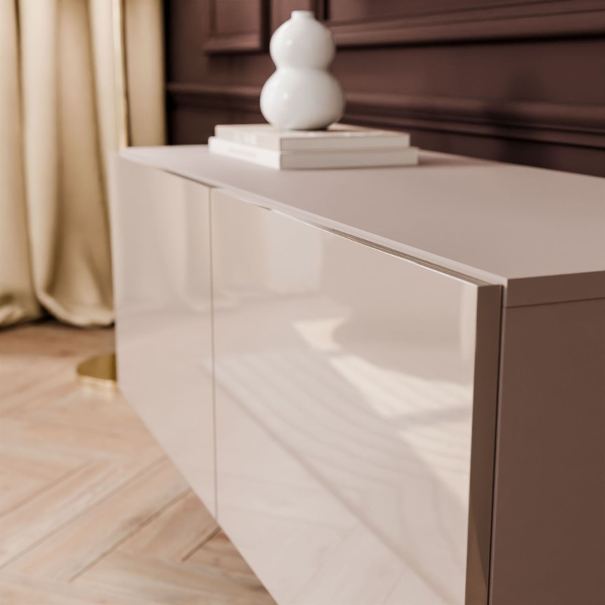 TV-Schrank COLGANTE 100 Kaschmir Hochglanz