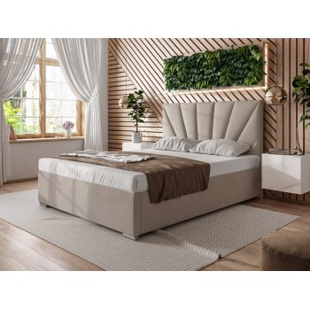 AYLA kontinentales Bett mit einem Behälter