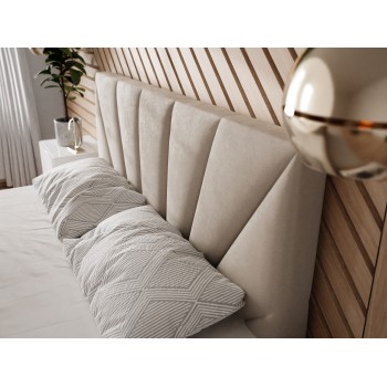 AYLA kontinentales Bett mit einem Behälter