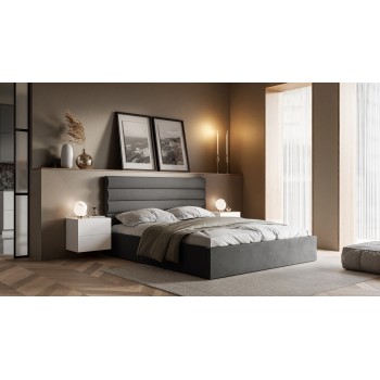 Polsterbett SIERRA mit Kasten und Gestell