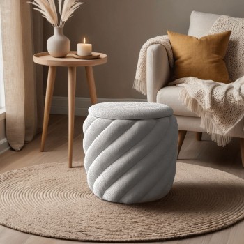 Polsterhocker NOEL mit Stauraum