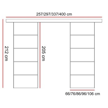 Schiebetür HINOKI PLUS DUO