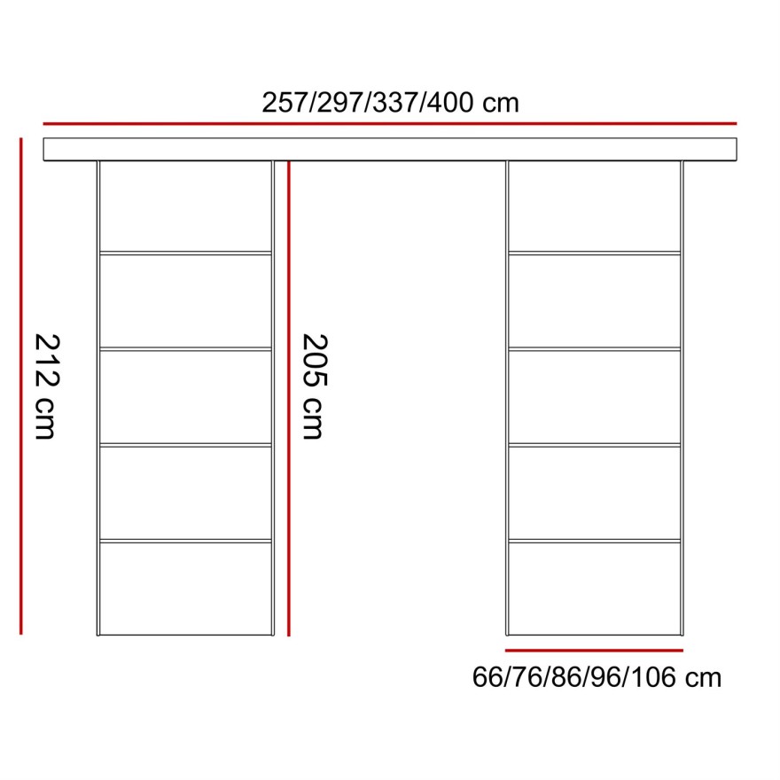 Schiebetür HINOKI PLUS DUO