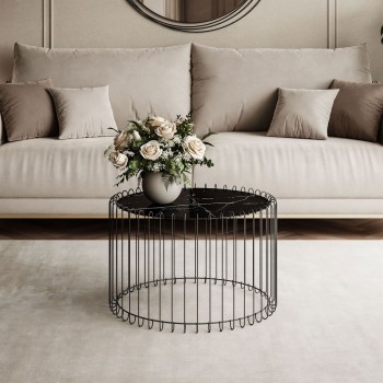 Couchtisch MARBELLE mit Marmorplatte