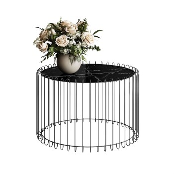 Couchtisch MARBELLE mit Marmorplatte