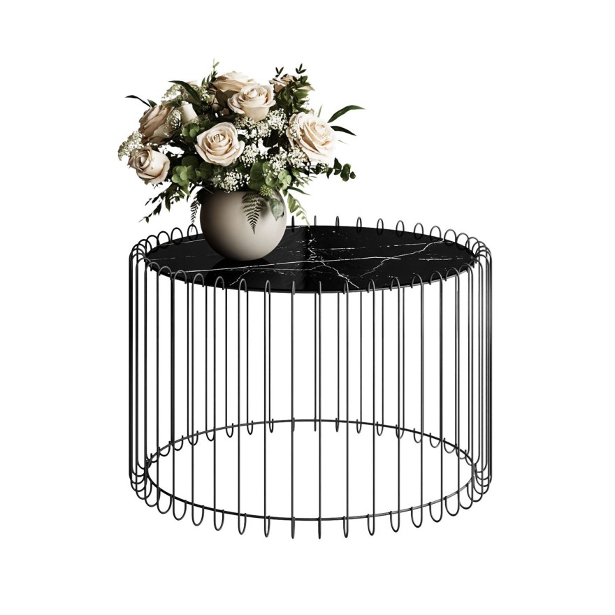 Couchtisch MARBELLE mit Marmorplatte