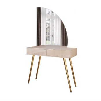 Schminktisch SIENNA-QS KASCHMIR mit LED-Spiegel