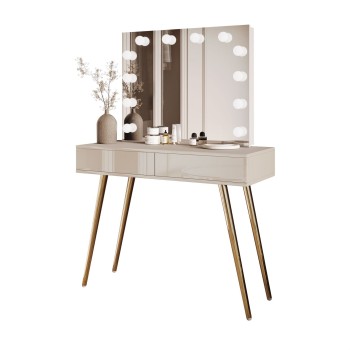 SIENNA GOLD ELITE Schminktisch mit schrägen Beinen