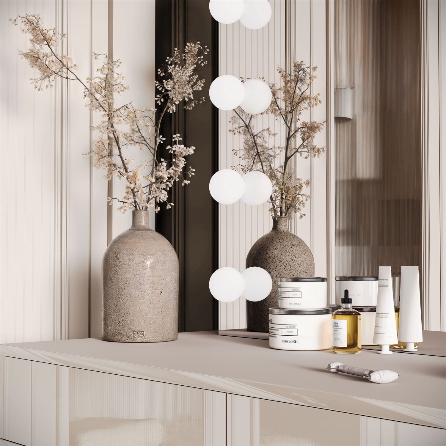 SIENNA GOLD ELITE Schminktisch mit schrägen Beinen