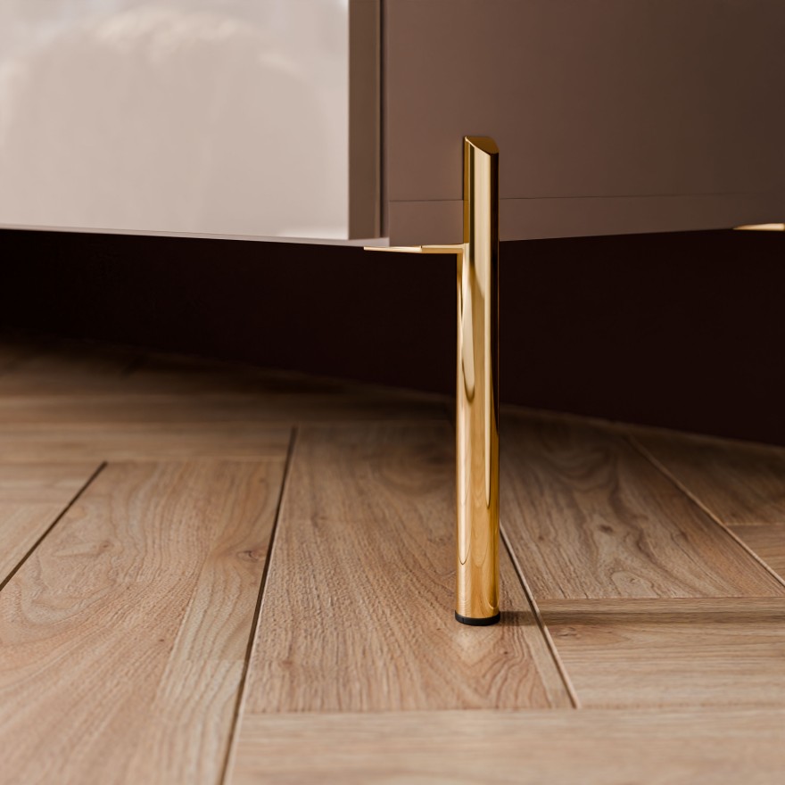 TV-Schrank AURA 200 KASCHMIR Hochglanz auf Beinen