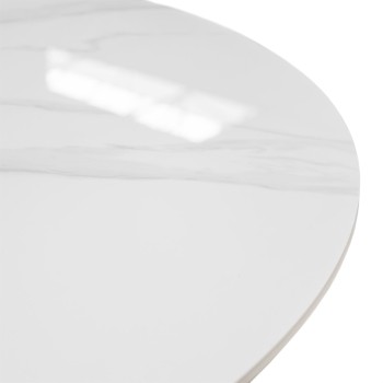 Tisch ELVORIA mit Marmorplatte