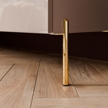 TV-Schrank AURA 100 KASZMIR Hochglanz auf Füßen