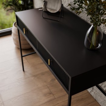 Konsole MIDNIGHT mit Schubladen auf Gestell