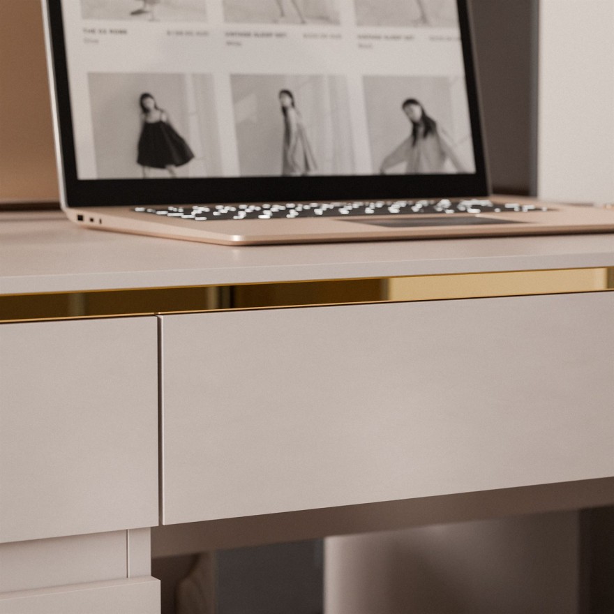 Schreibtisch AURORA KASCHMIR mit Schubladen