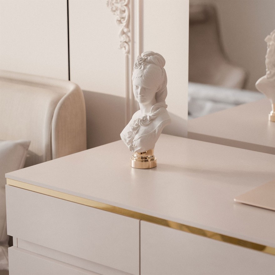 Schreibtisch AURORA KASCHMIR mit Schubladen